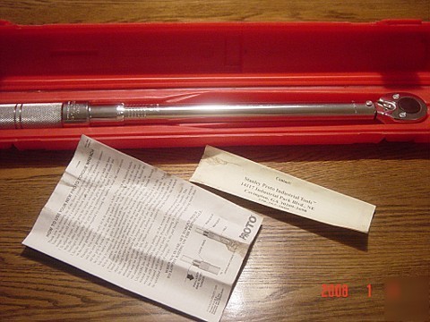 Stanley proto torque professional wrench 6016C