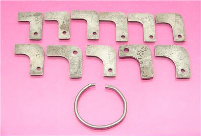 Vintage radius gage gages 1/8