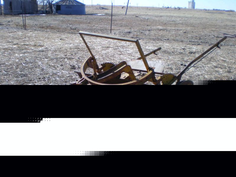 5 ft pull behind hitch grater blade antique implement