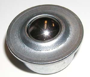Flange mounted fit fixing conveyor slide balls rollers