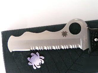 Spyderco assist w/carbide tip ~ emergency knife tool ~