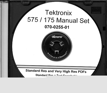 Tek 575 175 complete (156 page) service and op manual