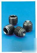 100 alloy knurled point socket set screws 6-32 x 3/8