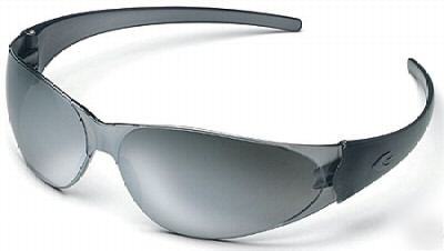 12 pr silver mirror crews checkmate CK217 safetyglasses