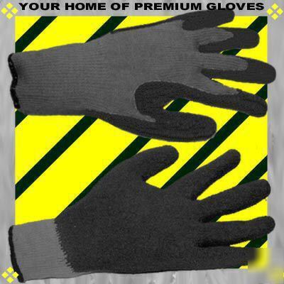 12PR xlg work gloves nitrile tough coated grip palm go 