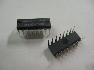 19PCS p/n SN74153N ; digital ics DIP16 select/mltplxr