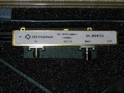 Jds uniphase jdsu oc-192 10020420 modulator eom 10 gb/s