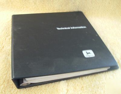 John deere 600A hi-cycle technical manual 1973