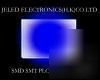 New 1000X smd smt plcc-2 blue leds 500MCD f/s