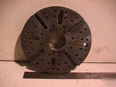 Real nice 2 Â¼ by 10 lathe face dog plate south bend