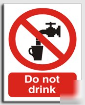 Do not drink sign-s. rigid-300X400MM(pr-022-rm)