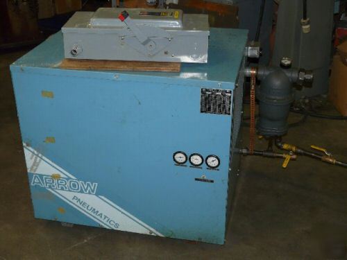 Joy twistair 15 hp w/ 60 gallon tank rotary screw type 