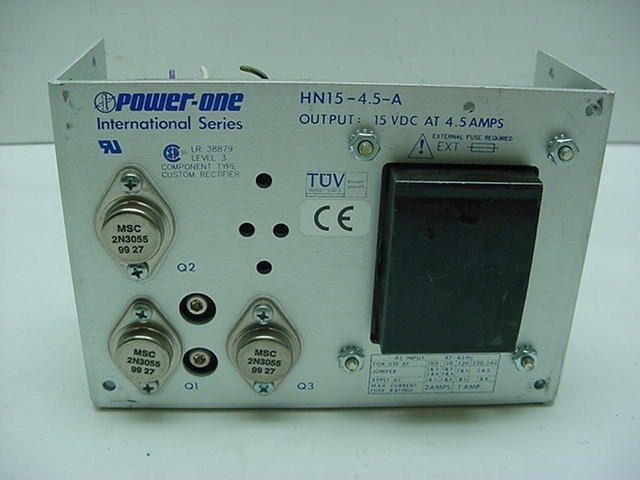 Power one HN15-4.5-a power supply 5VDC 4.5 amp