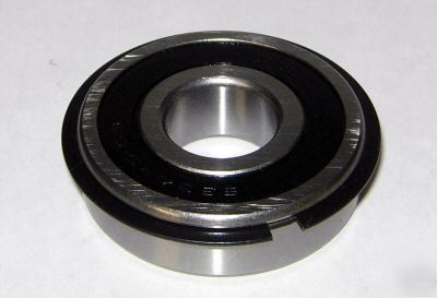 (10) 6304-2RS- ball bearings w/snap ring, 20X52 mm