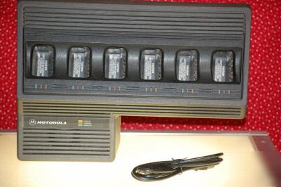 6-unit rapid charger for motorola visar **no **