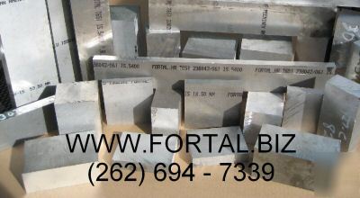 Aluminum plate 2.559 x 7/8 x 23 1/4 fortal 
