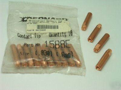Bernard 1588E .030 contact tips qty = 19