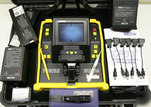 Corning siecor cfs ii compact fusion splicer sm mm