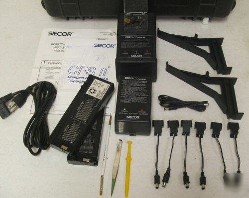 Corning siecor cfs ii compact fusion splicer sm mm