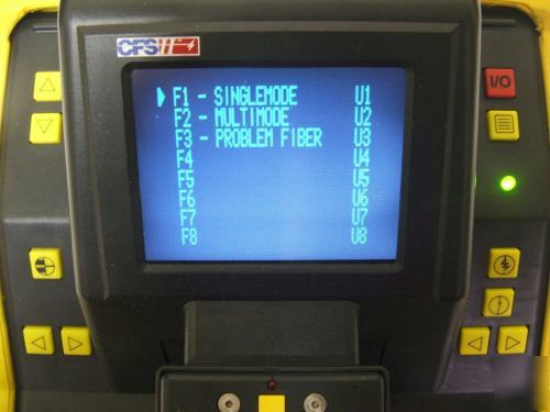 Corning siecor cfs ii compact fusion splicer sm mm