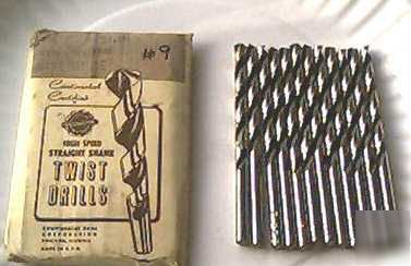 New usa made #9 jobbers lenght drill bits 12 pack