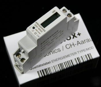 Quality energy-meter swissnox for din rail wattmeter