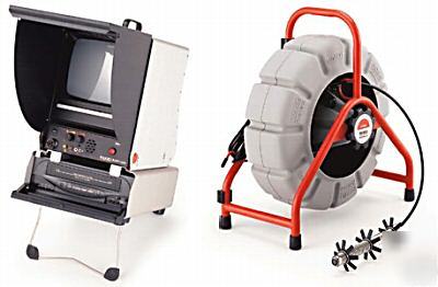 Ridgid 230V pal 200' mini seesnake plus w/ monitor/vcr 