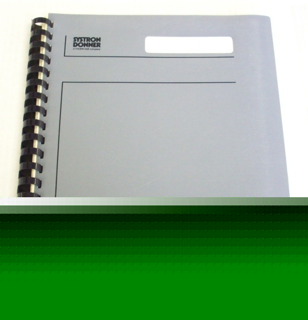 Systron donner 6020/6030 op/service manual - $5 ship 