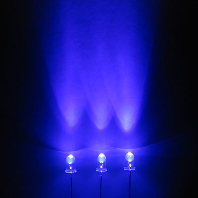 Uv led set of 5000 ultra violet 390-395NM 5MM f/r