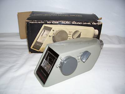 Realistic 33-1028 portable music/sound level meter
