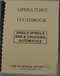 Warner & swasey handbook - 160 pages